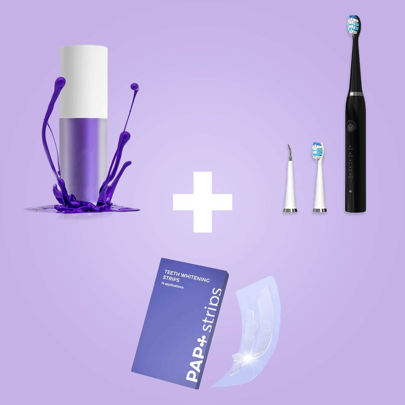 Whiter + Strips + Brosse électrique 2en1