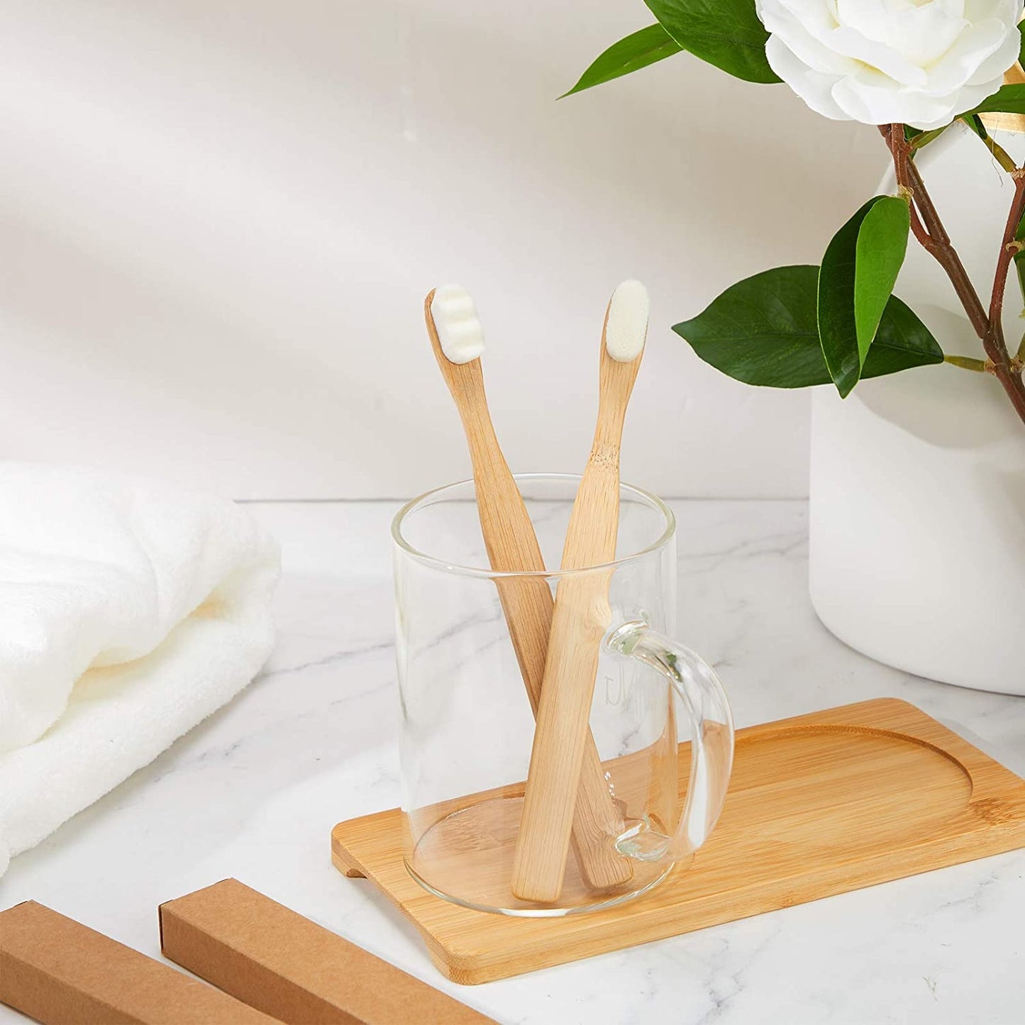 La brosse à dents en bambou